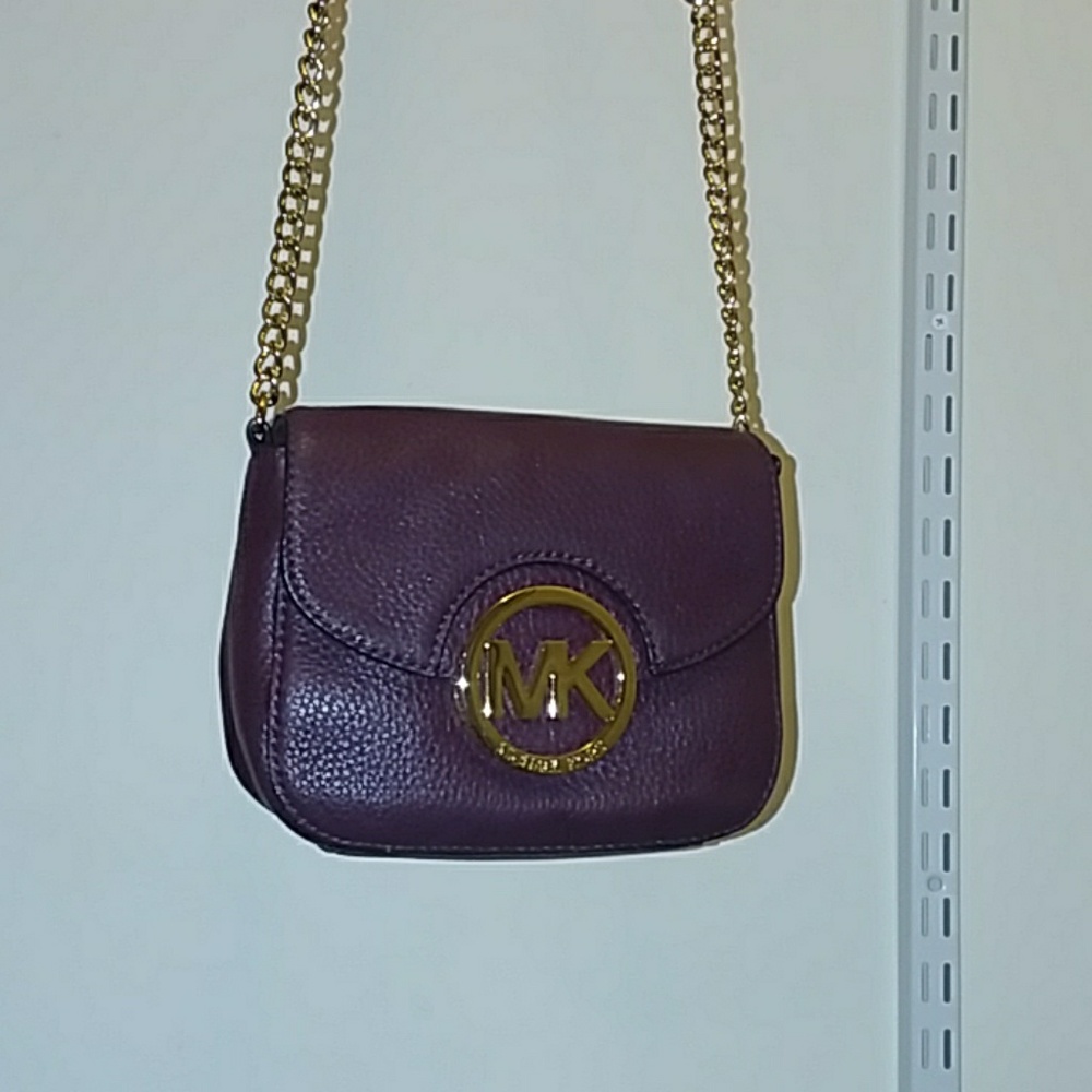 Michael Kors Maroon Small Crossbody bag